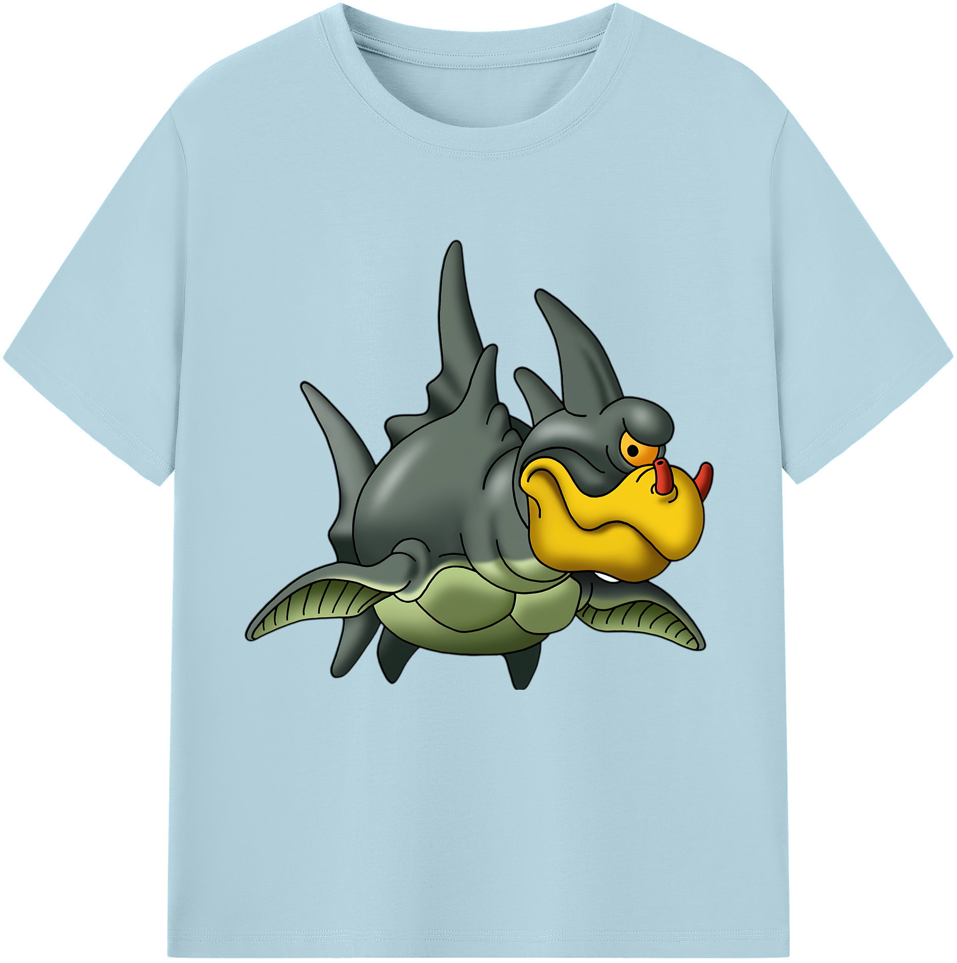 （画像用） ドラゴンクエスト Doragon Kuesuto Dragon Quest 綿100％半袖Tシャツ（フロントプリント）